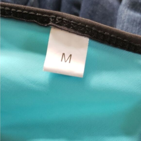 Strapless teal bikini size 34B - Picture 6 of 6